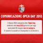 Open Day 2013 annullato